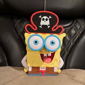 SpongeBob SquarePants Pirate Popcorn Bucket Movie Theater Collectible